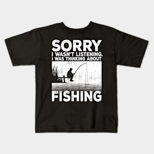 Funny Fishing For Men Women Trout Bass Fisherman Vacation Kids T-Shirt